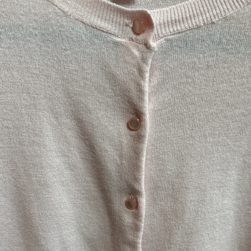 New York & Company Light Pink Cardigan Sweater - Picture 3 of 3
